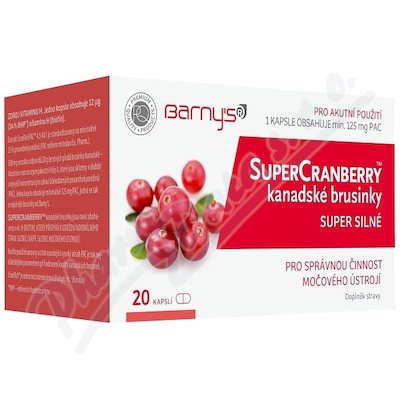 Barnys SuperCranberry kanadské brusinky cps.20