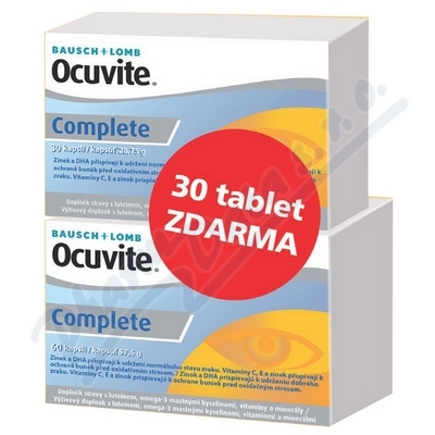 Ocuvite Complete cps.60+30 ZDARMA