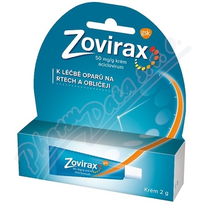 Zovirax 50mg/g crm.1x2g CZ