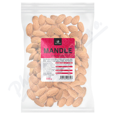 Allnature Mandle jádra natural 500g