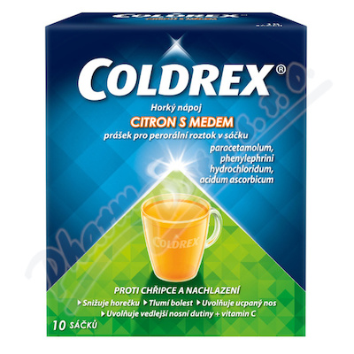 Coldrex Horký nápoj Citr.med 750/10/60mg scc.10 II