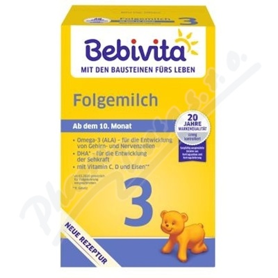 Bebivita 3 mléčná kojenecká výživa 9+m 500g