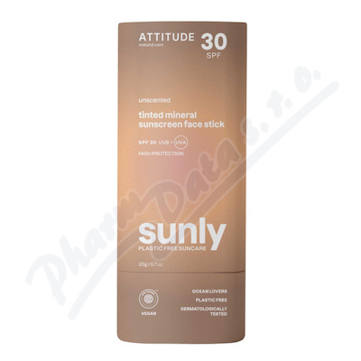 ATTITUDE Ochran.tónovaná tyčinka obličej SPF30 20g