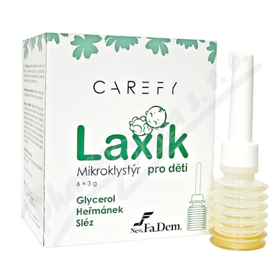 CAREFY Laxík mikroklystýr pro děti 6x3g