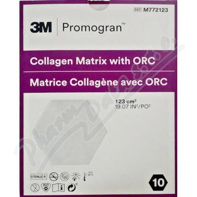 Krytí 3M Promogran Collagen Matrix 123cm2 10ks