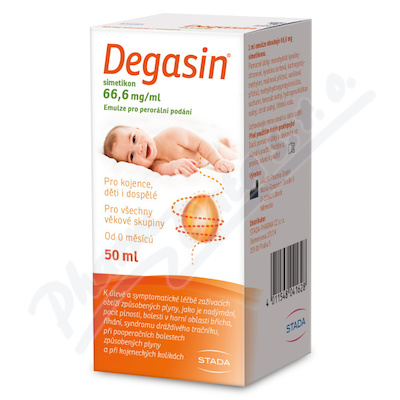 Degasin simetikon 66.6mg/ml emulze nadýmání 50ml