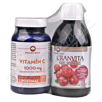 Vit.C 1000mg Lipozomal cps.60+Cranvita 250ml