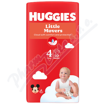 HUGGIES Little Movers 4 7-18kg 50ks