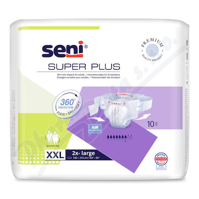 Seni Super Plus inkont.plen.kalhotky XXL 10ks