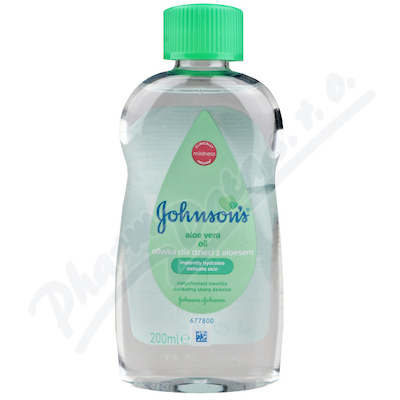 Johnsons dětský olej s aloe vera 200ml