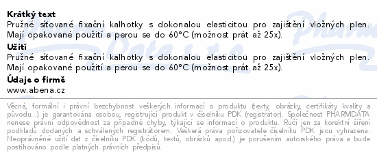 Inkont.fix.kalh.síťované Abena Fix Net XL 5ks